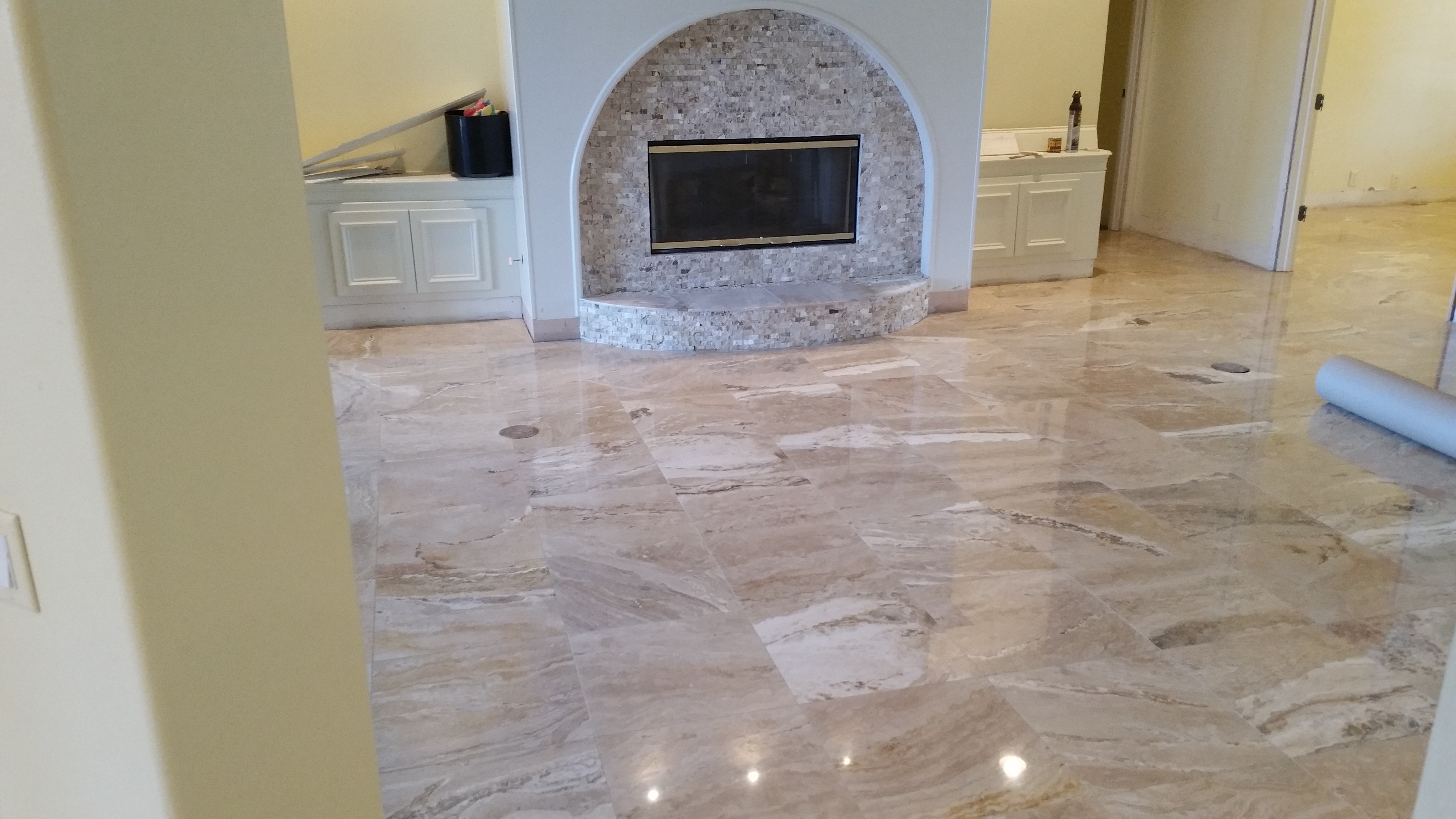 Travertine Tile Installers Installation